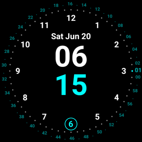 PureMagic Lite dial in cyan
