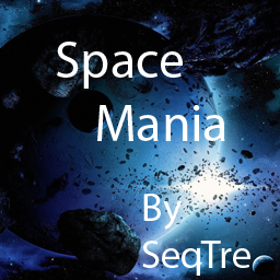 Space Mania theme artwork showing a deep-space scene